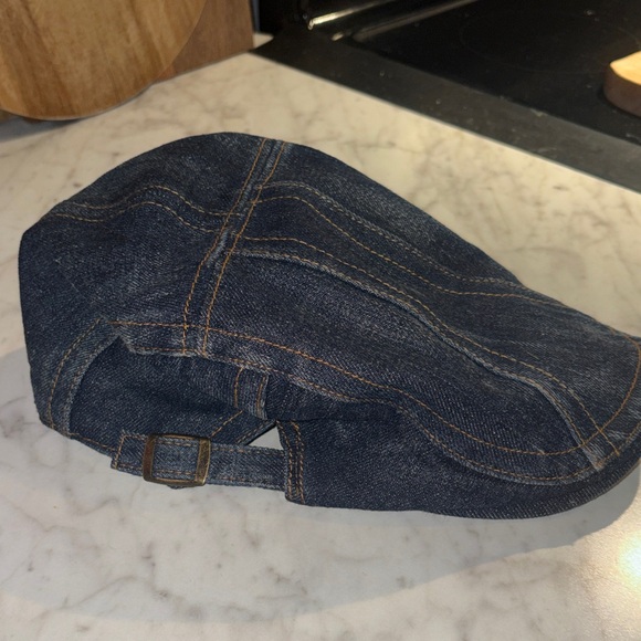 Vintage Y2K news boy denim hat - Picture 2 of 6